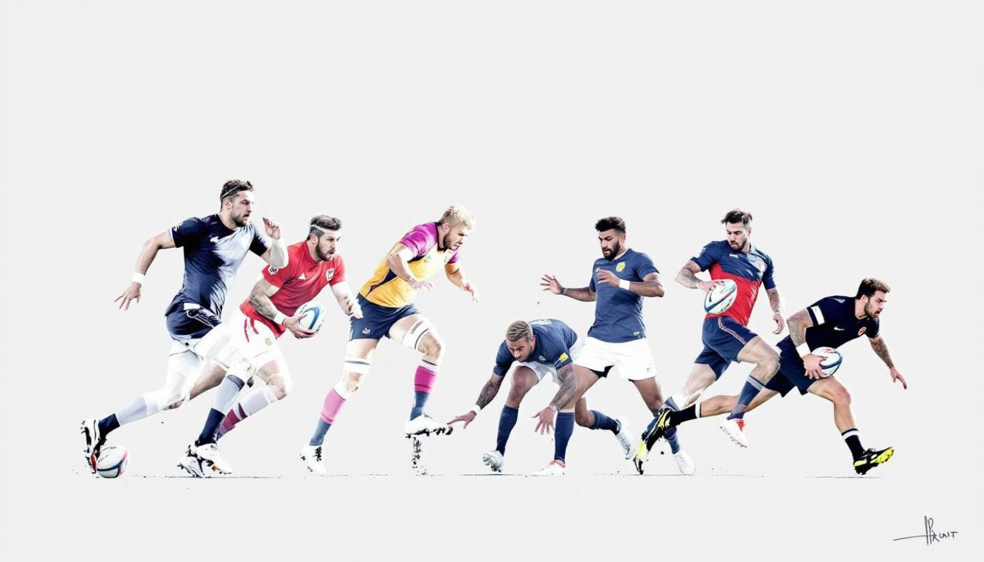 Évolution des joueurs de rugby de leur jeunesse jusqu'au leadership d'équipe